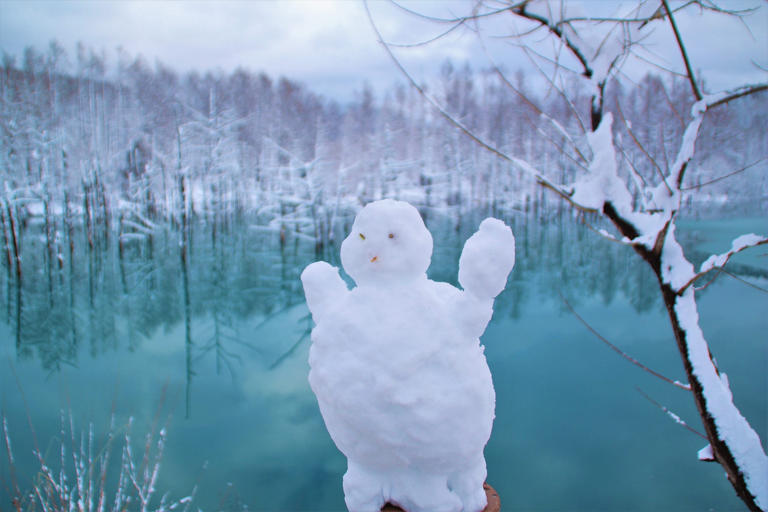 white snowman